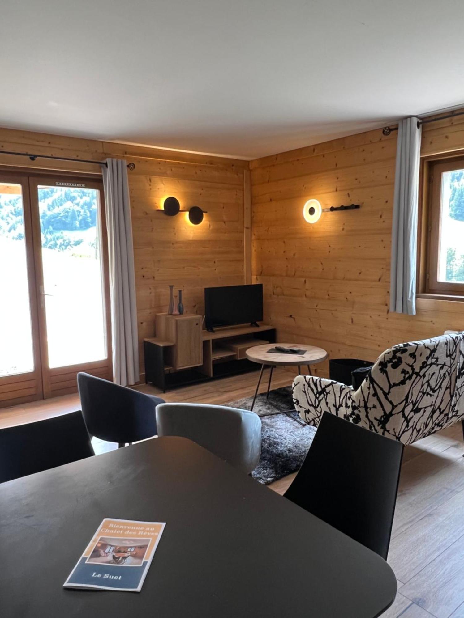Neuf Chalet 4P Le Suet Jacuzzi Privatif Entremont Exterior photo