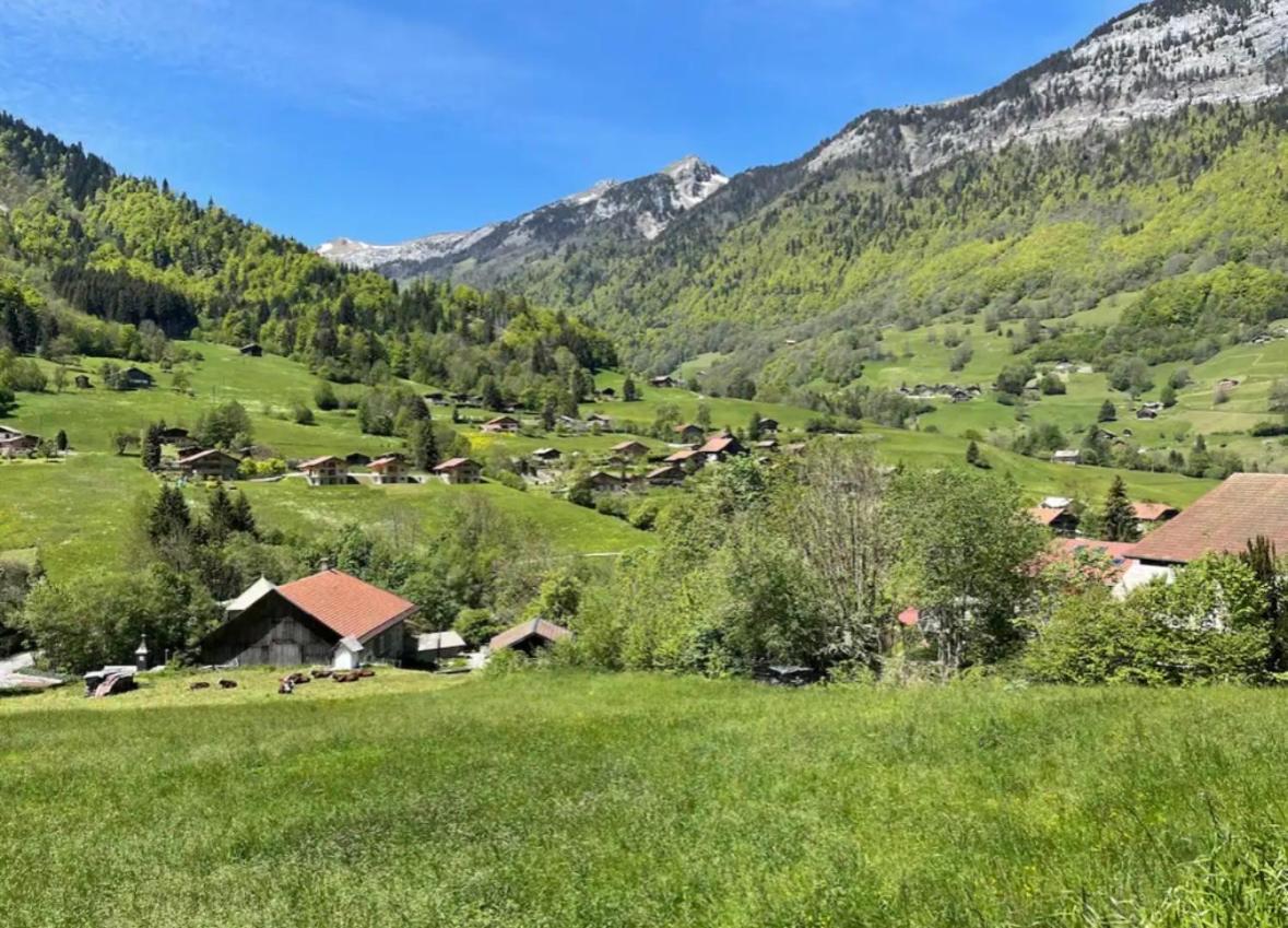 Neuf Chalet 4P Le Suet Jacuzzi Privatif Entremont Exterior photo